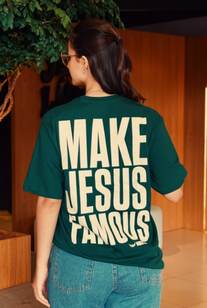 T-shirt Make Jesus Famous - Christian T-shirt