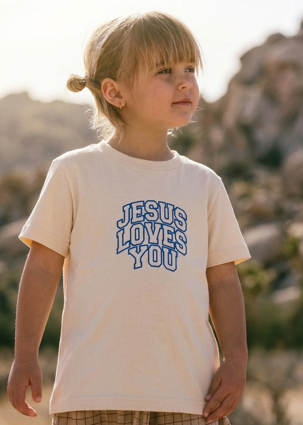 Kids T-shirt Jesus Loves You