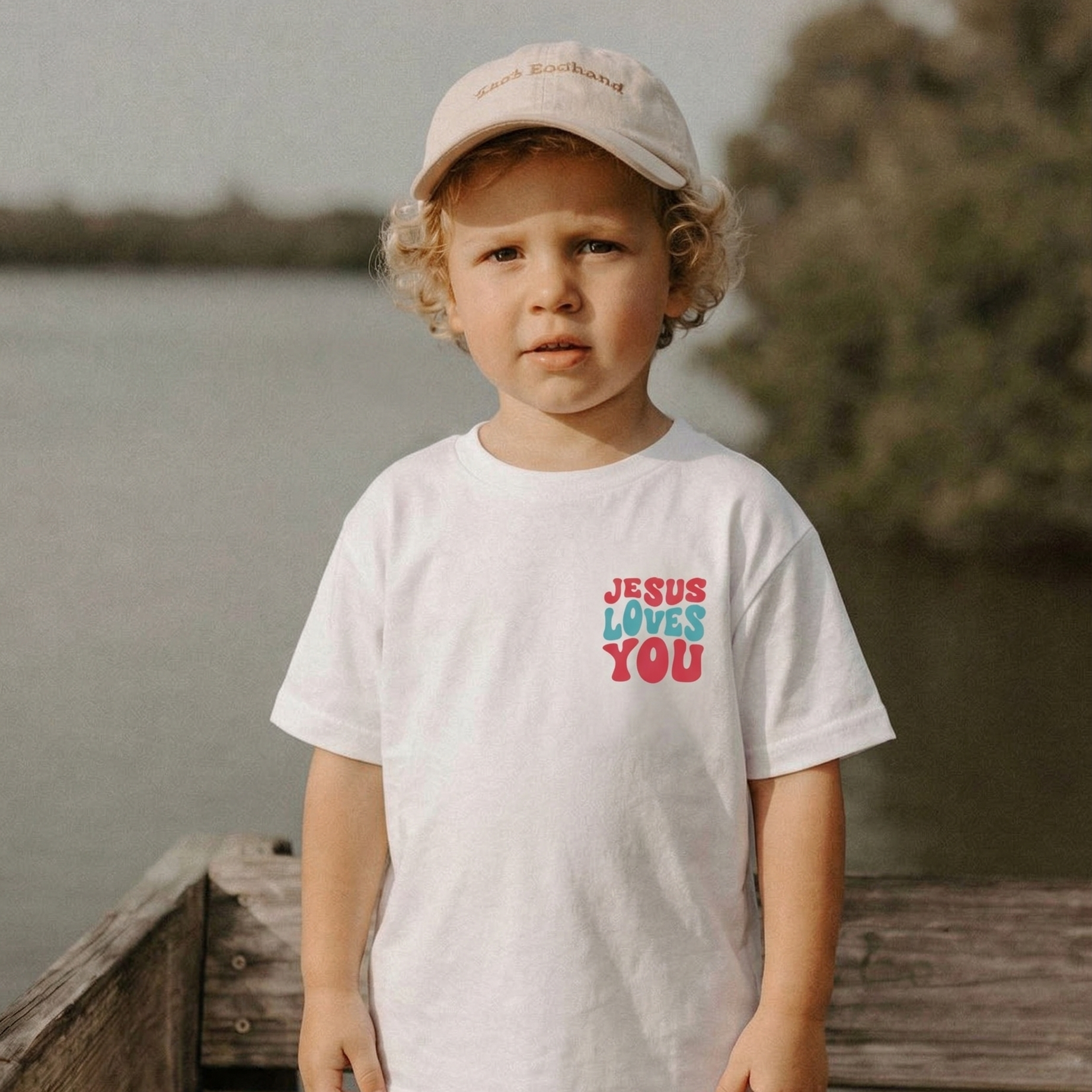 Kids T-shirt Jesus Loves You