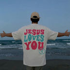 T-shirt Jesus Loves You (white)