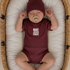 Bodysuit Make Jesus Famous (wine red)