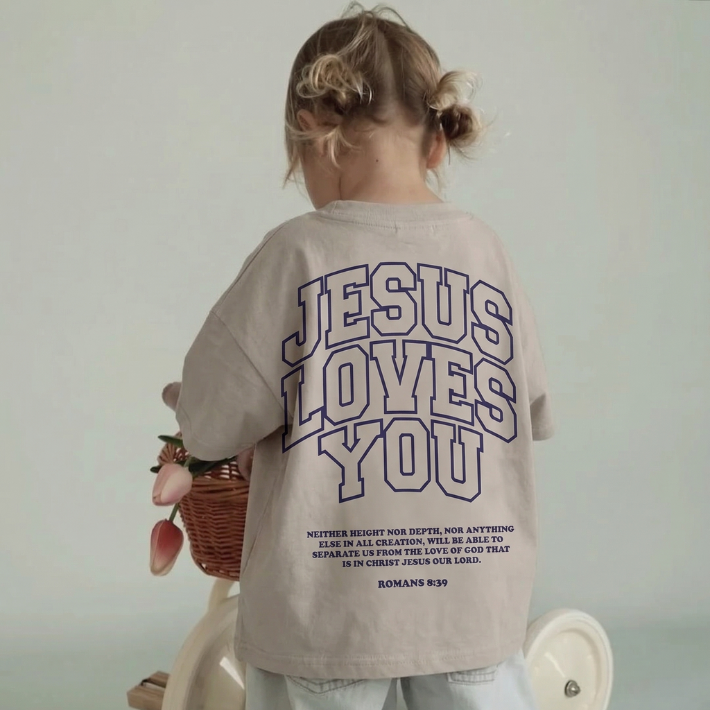 Kids T-shirt Jesus Loves You