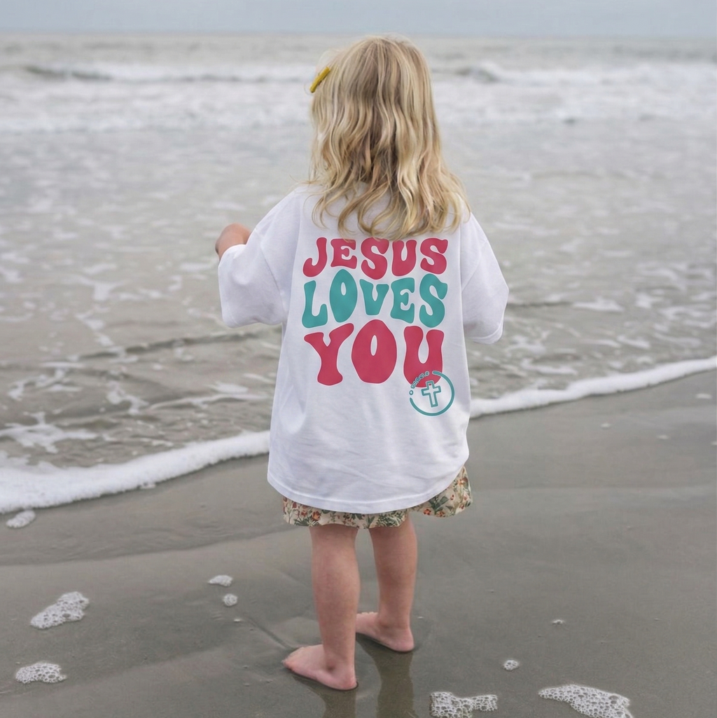 Kids T-shirt Jesus Loves You