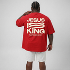 T-Shirt Jesus is King (red)