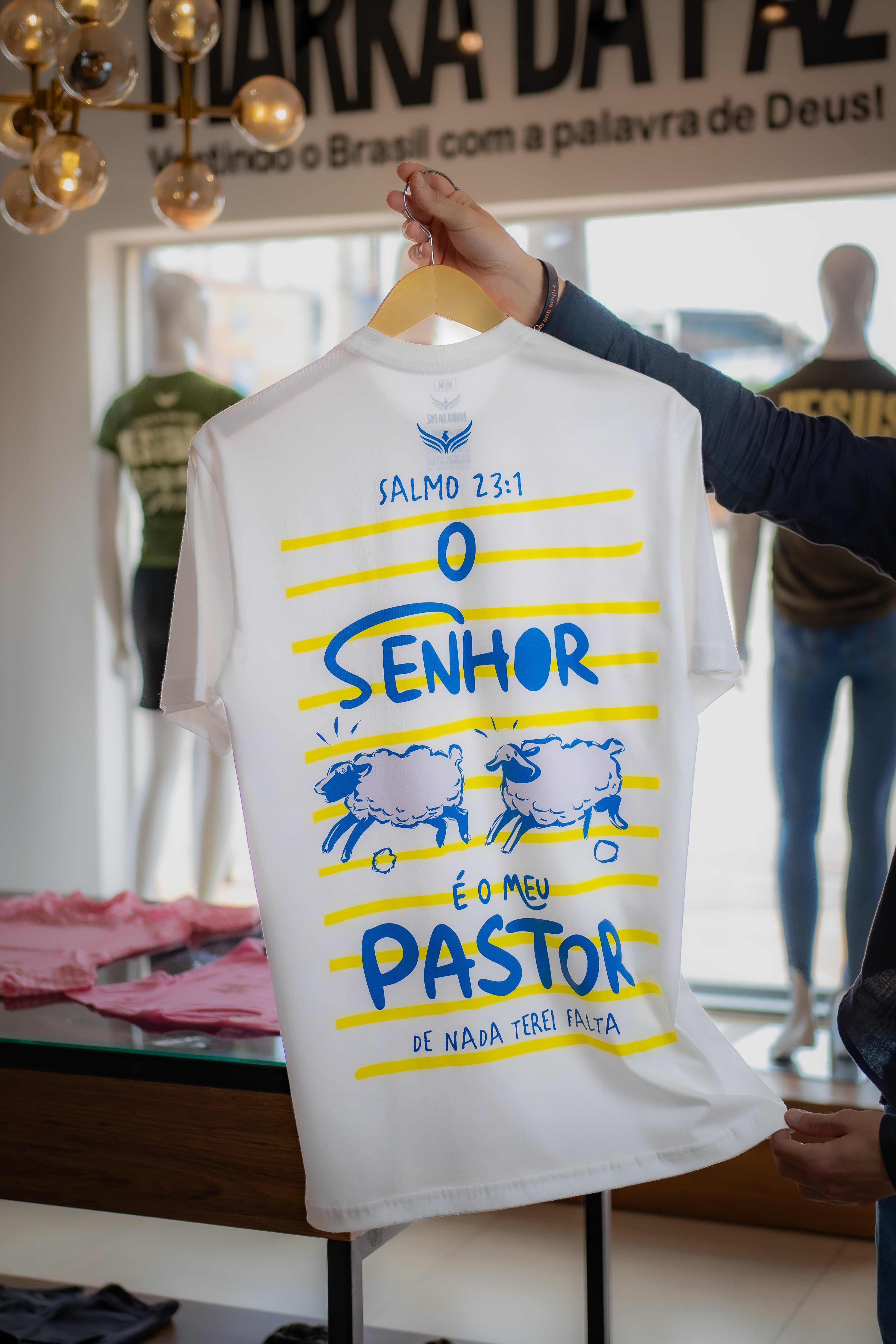T-shirt O Senhor é o meu Pastor