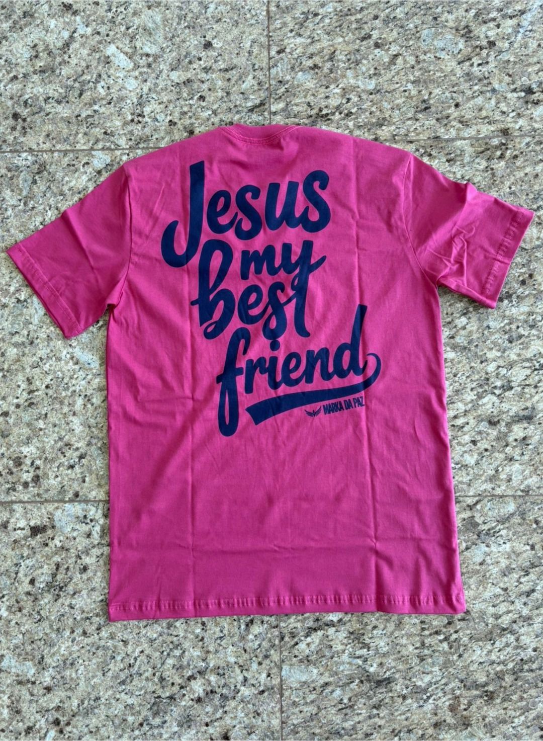 Jesus É Meu Melhor Amigo (Camiseta rosa)