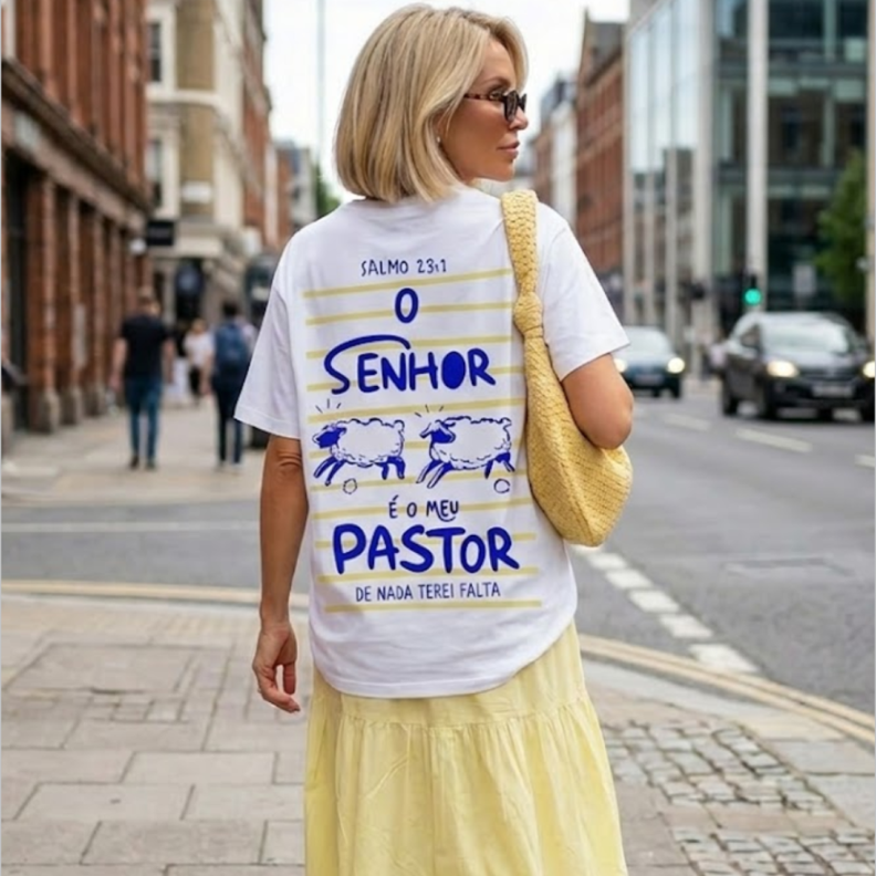 T-shirt O Senhor é o meu Pastor