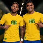 T-shirt Team Jesus (yellow)
